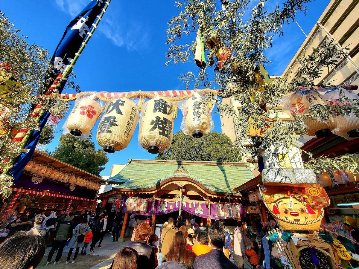 堺の神社にお参りしました。